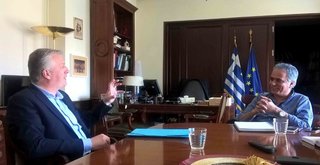 Συνάντηση του Υπουργού Εσωτερικών με τον Δήμαρχο Ζίτσας