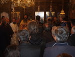 Πλήθος πιστών στον εορτασμό του πολιούχου Ελεούσας Αγίου Γεωργίου